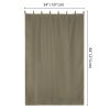 2 pcs W54xL84in Outdoor Patio Curtain/Coffee Liqueur