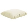 Throw Pillows 4 pcs Cream 19.7"x19.7" Fabric