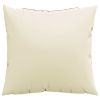 Throw Pillows 4 pcs Cream 19.7"x19.7" Fabric