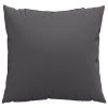 Throw Pillows 4 pcs Anthracite 15.7"x15.7" Fabric