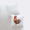 Watercolor Rooster Looking Left | Brid Prints | Bird D√©cor |Accent Pillow Cover | Throw Pillow Covers | Pillow | Room D√©cor | Bedroom D√©cor