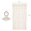 Boho Macrame Curtain for Window Doorway Room Divider Large Long Macrame Wall Hanging Bohemian Home Wedding Decor