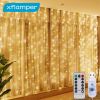 3m Usb Window Curtain Lights Remote Control 8 Modes Garland