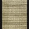 Machine Washable Faux Sisal Gray Indoor Accent Rug Set, 3-Piece Set