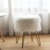 Indoor Vanity Desk Footrest Stool Storage Ottomans